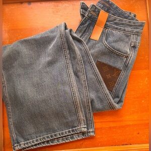 Louis Vuitton Denim Straight Leg Jeans